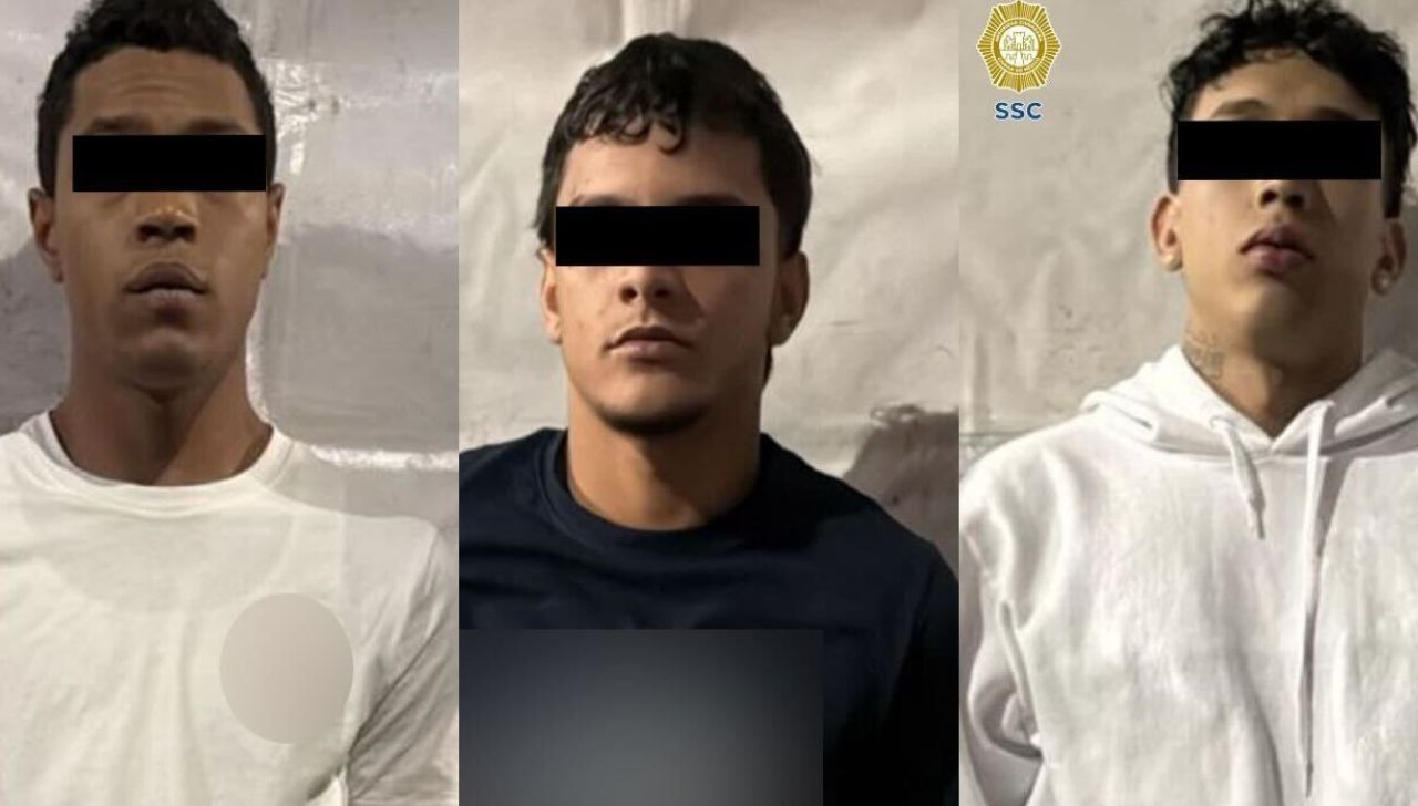 Caen tres integrantes del Tren de Aragua en CDMX con posesión de drogas