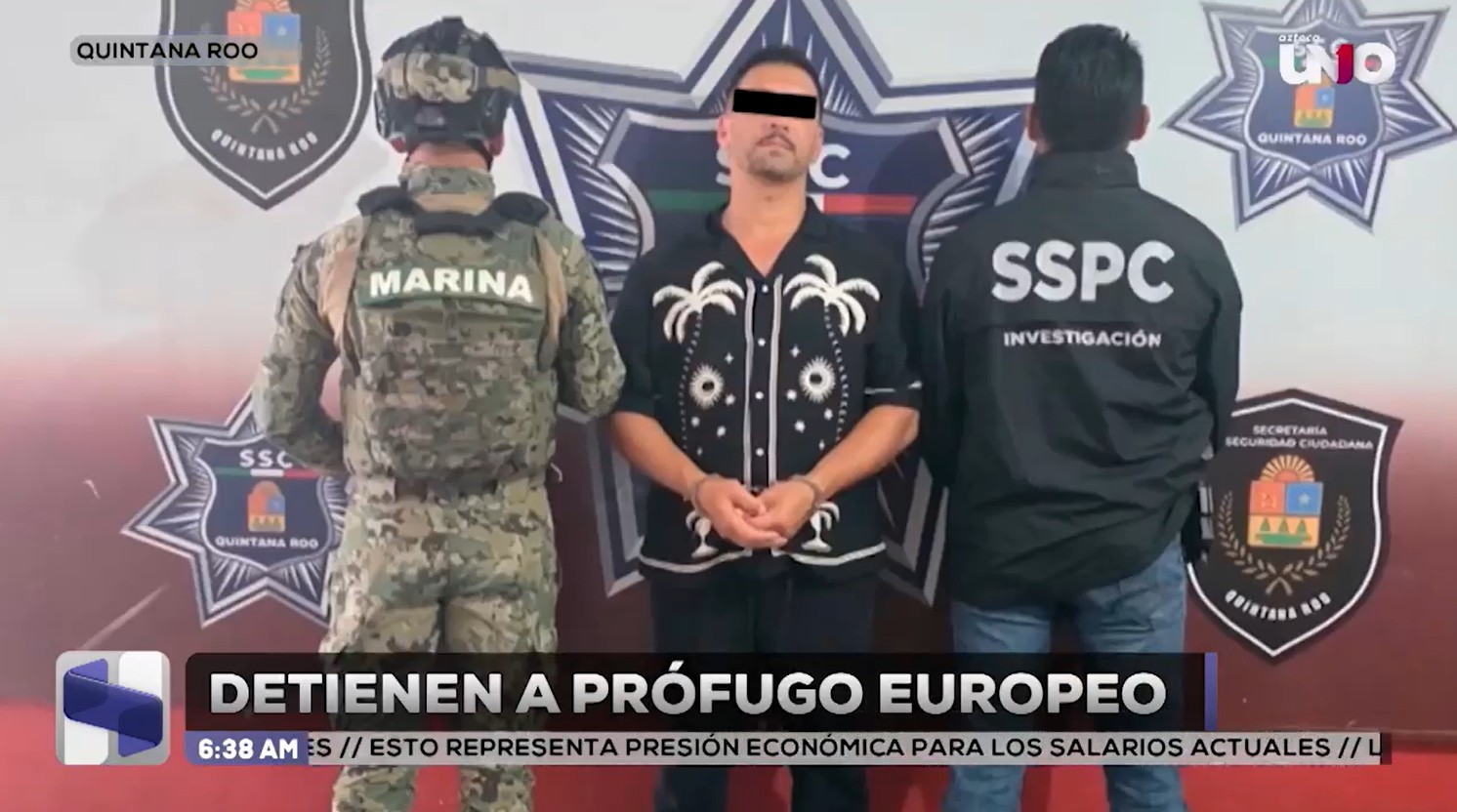 Detienen a prófugo europeo en Quintana Roo; era de los más buscados