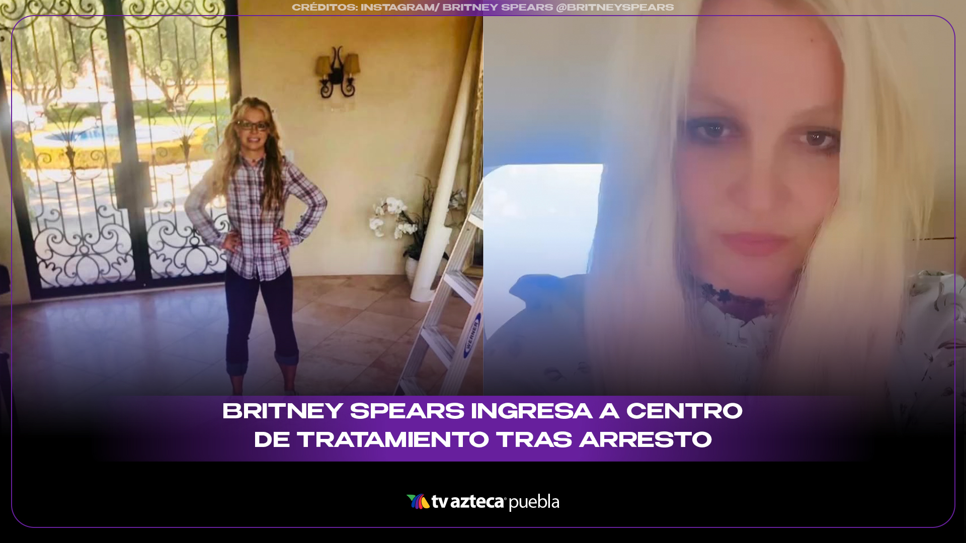 Britney Spears ingresa a centro de tratamiento tras arresto por conducir bajo sustancias