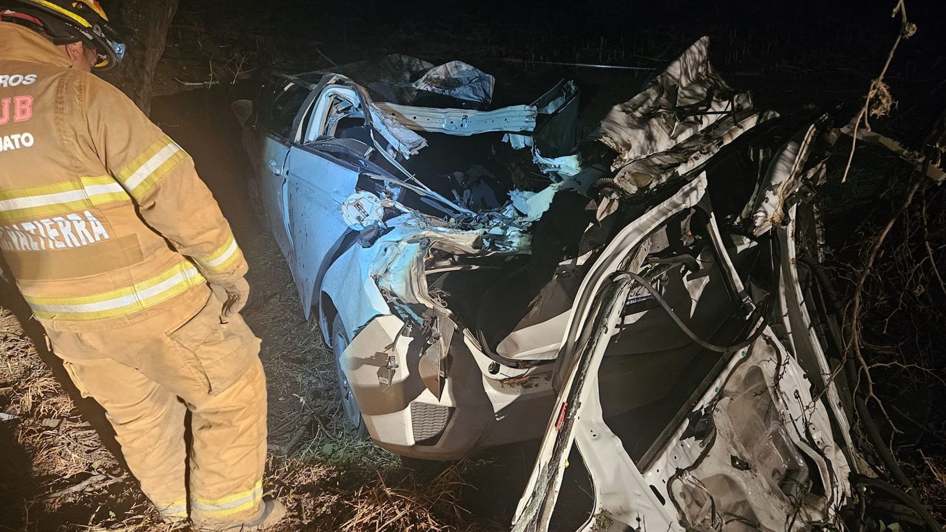 Accidente en carretera Guanajuato capital hoy 16 diciembre 2024; hombre ...