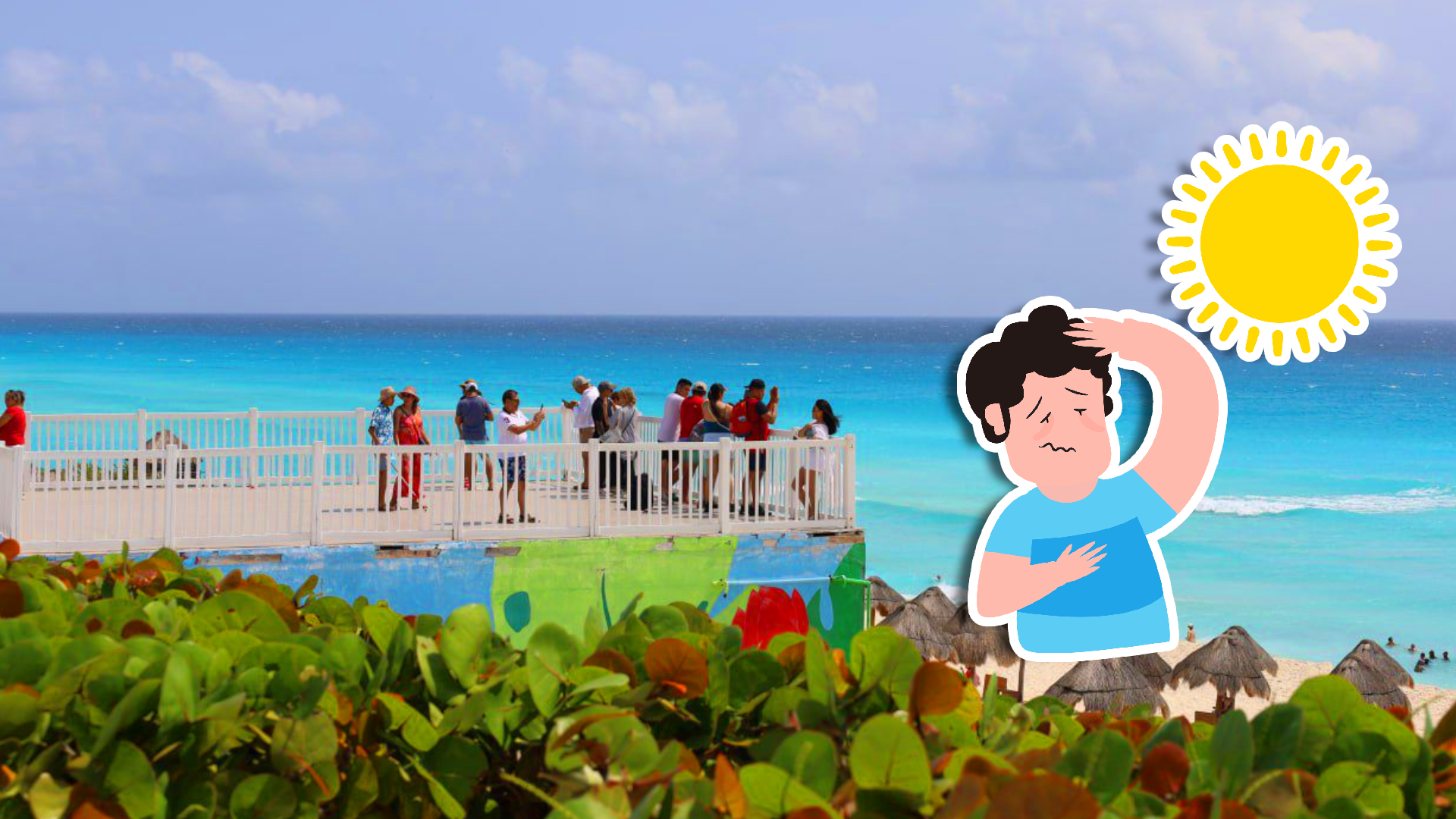 ¿Aún con lluvia? Esta es la hora EXACTA de MÁS CALOR en Cancún HOY 14 ...