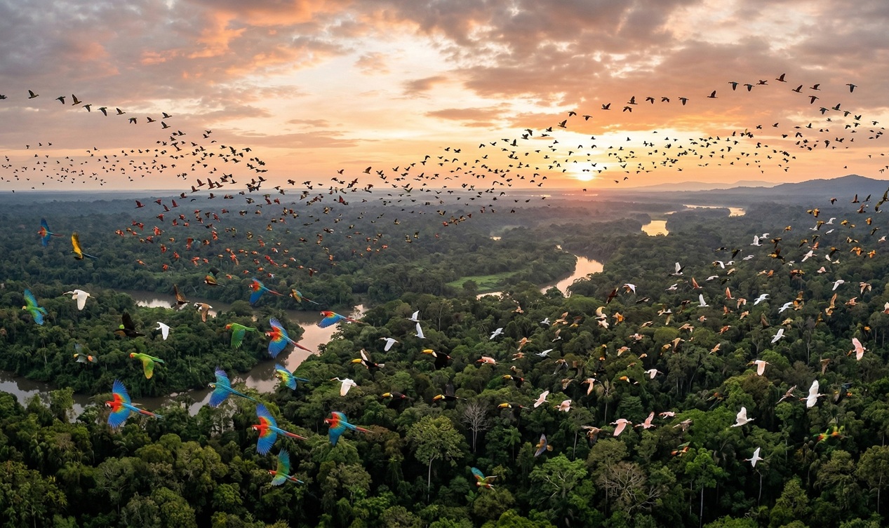 Crece la preocupación en la Amazonia: científicos alertan por la desaparición de aves en bosques tropicales