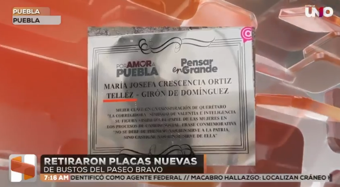 Retiran placas con errores ortográficos en Paseo Bravo tras exhibición ciudadana