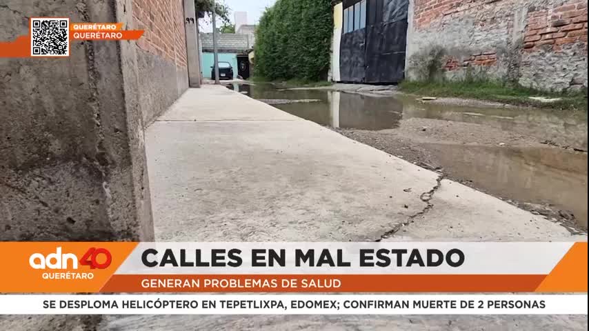 Vecinos de Loma Bonita denuncian calles en mal estado y focos de infección