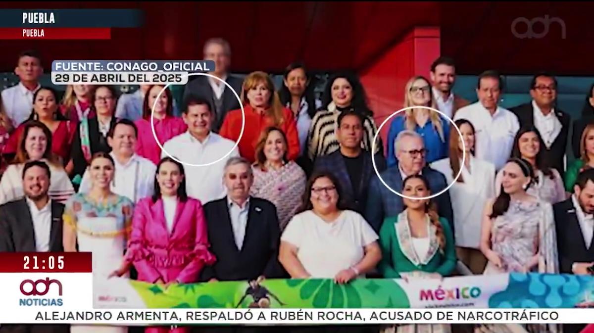 Armenta respalda a Rocha pese a señalamientos de EE.UU. por presuntos vínculos con el crimen organizado