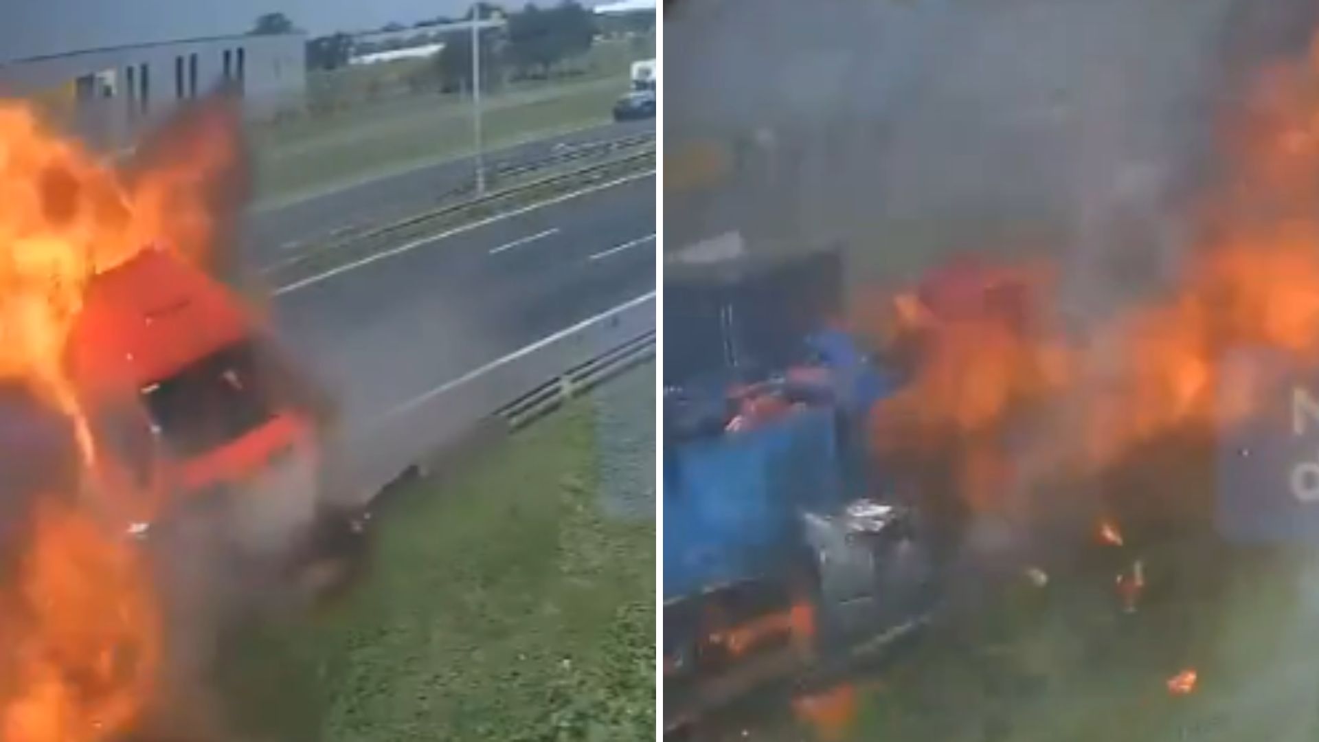 VIDEO: Choque en la autopista Panamericana dejó al menos tres muertos