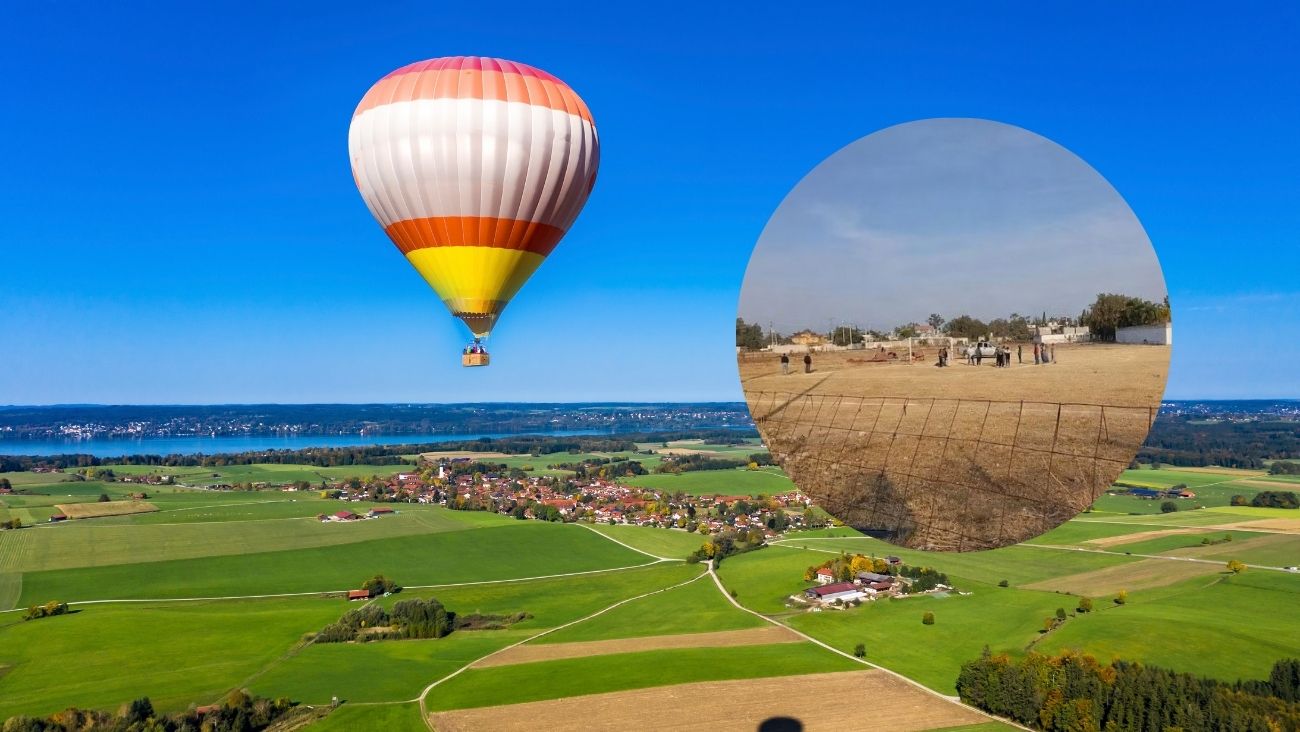 Globo aerostático se desploma en Teotihuacán y deja a extranjeros lesionados