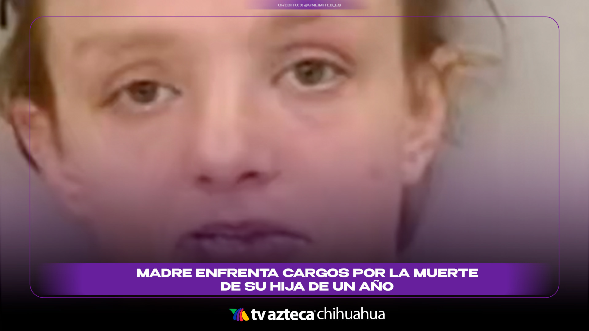 Acusan a madre de homicidio tras la muerte de su hija de un año en ...