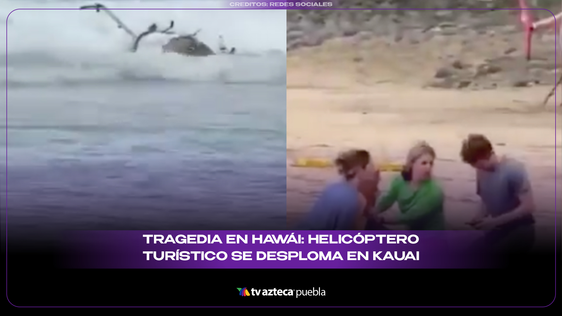 Tragedia en Hawái: helicóptero turístico se desploma en Kauai y deja muertos