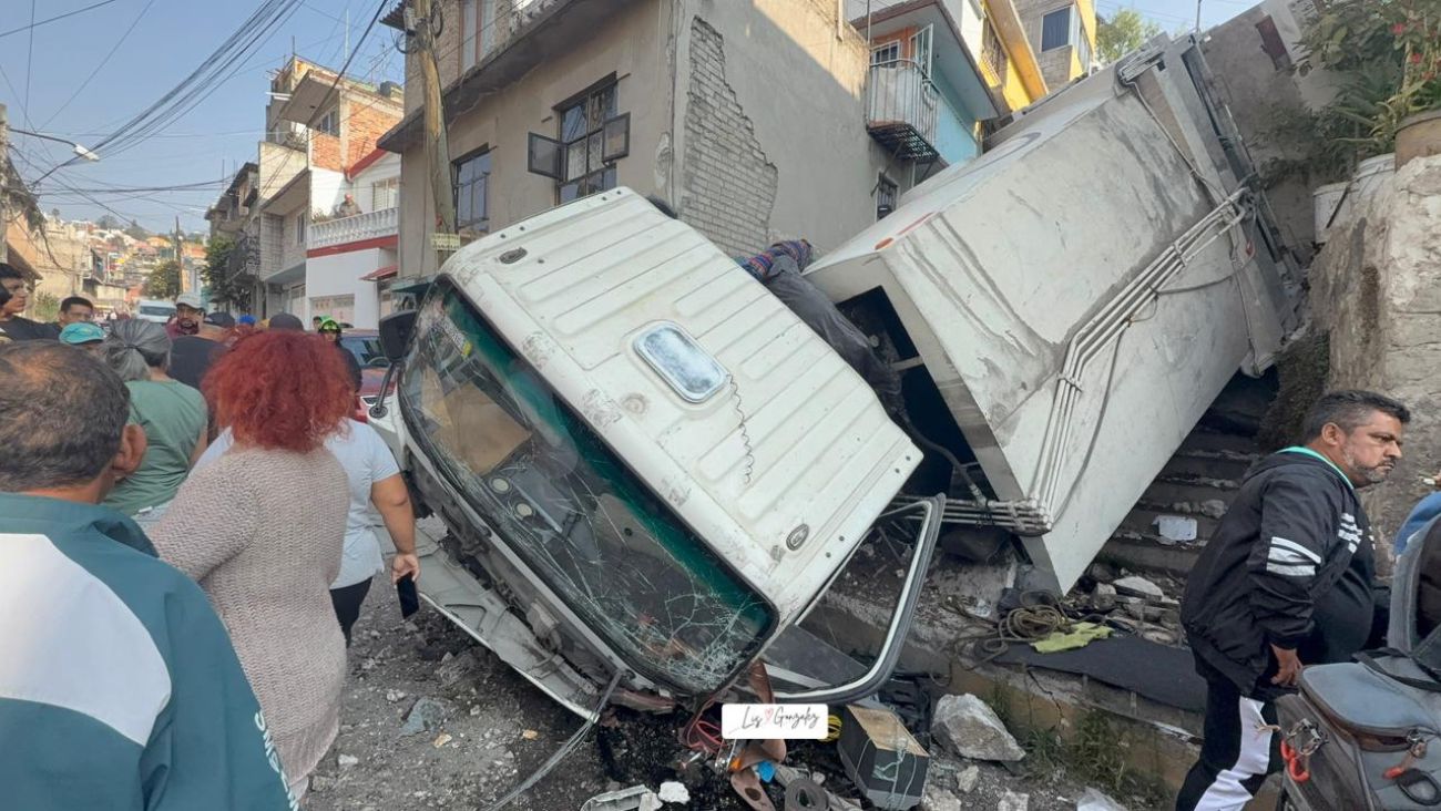 Accidente en Naucalpan, Edomex, hoy 9 de marzo: camión de carga pierde ...