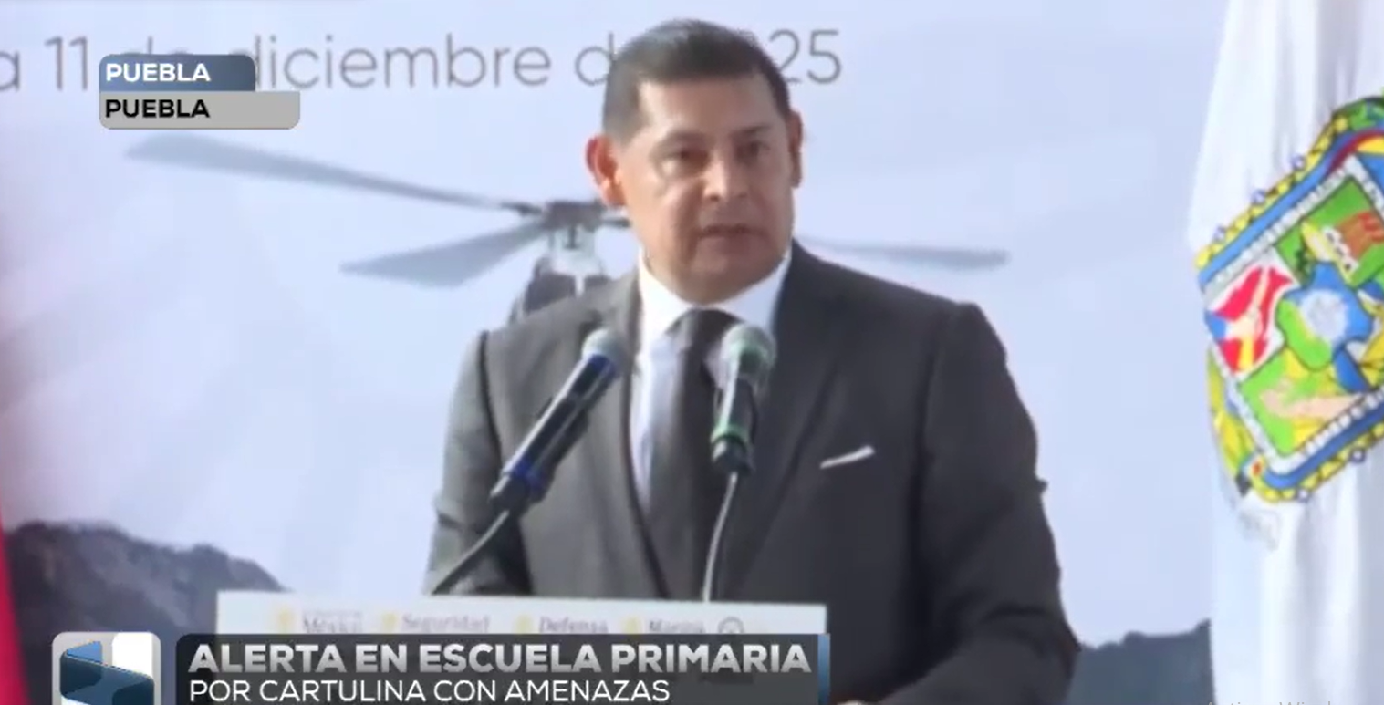 ¡Alerta en escuela de Puebla! Localizan mensaje amenazante ligado con grupos criminales en primaria, sin que las autoridades del gobierno de Alejandro Armenta tomen acciones