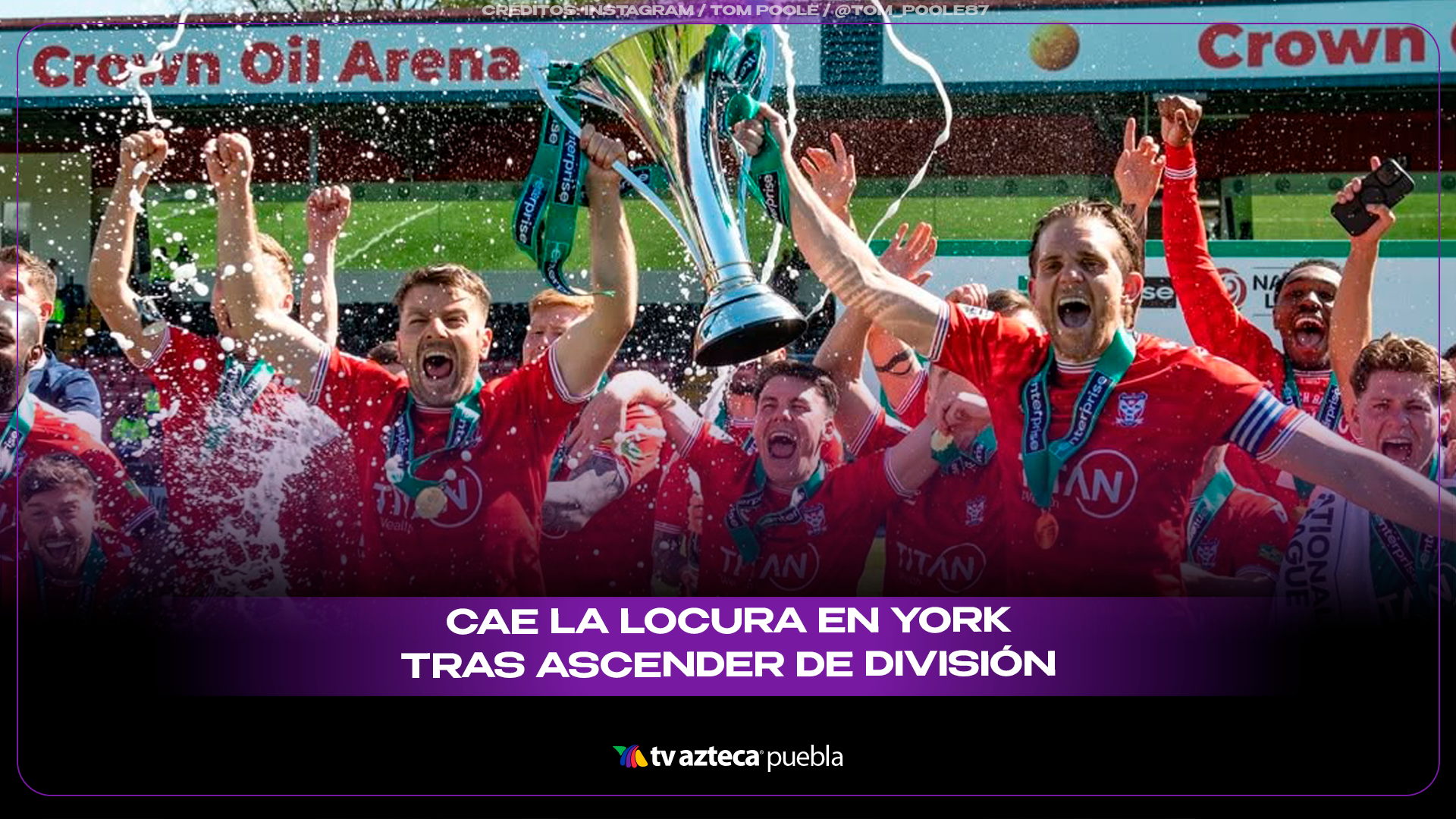 York City FC logra ascenso y desata euforia en York con invasión de cancha.