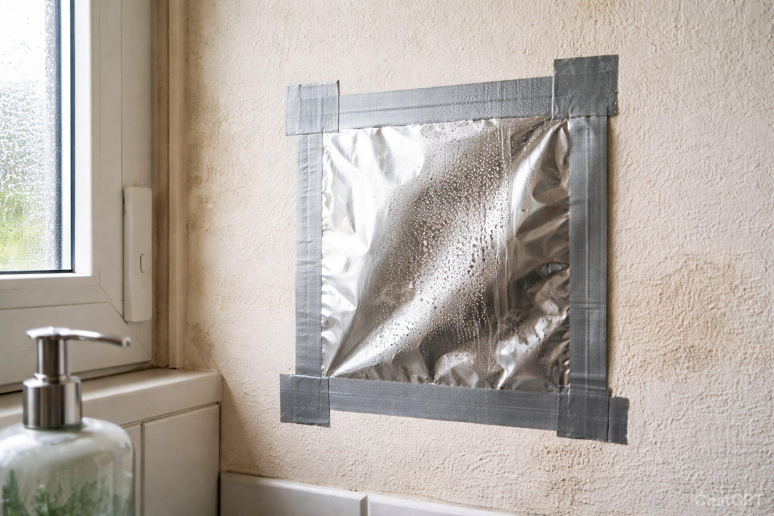 Ni pintura ni herramientas: el truco del papel aluminio en la pared que revela lo que no ves