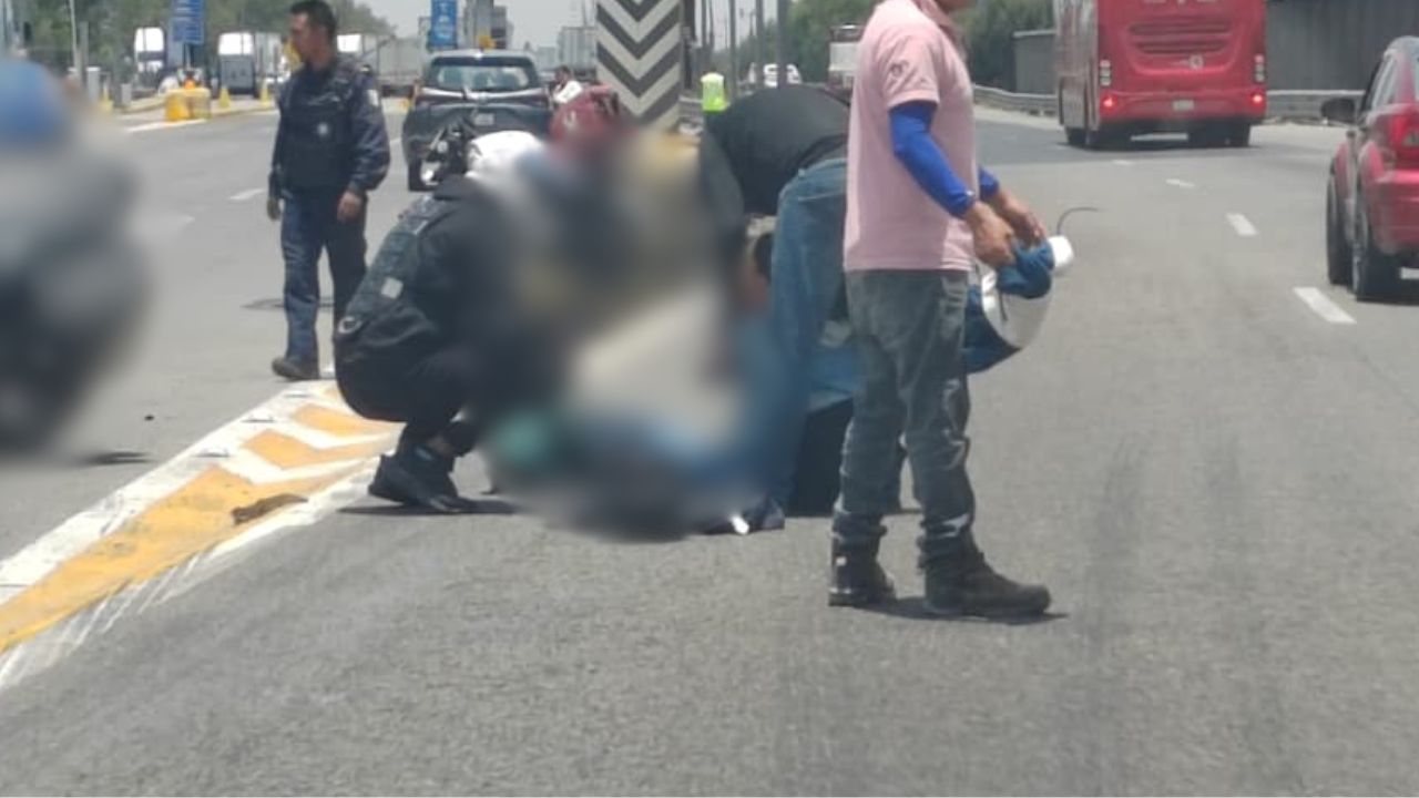 Conductor resulta lesionado tras accidente en la autopista México-Puebla HOY