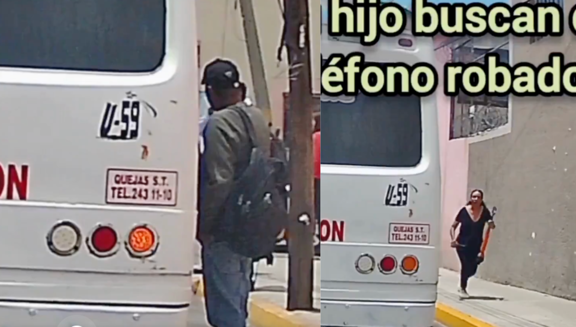 VIDEO: Captan persecución de presuntos asaltantes de la ruta 44A en el Centro de Puebla