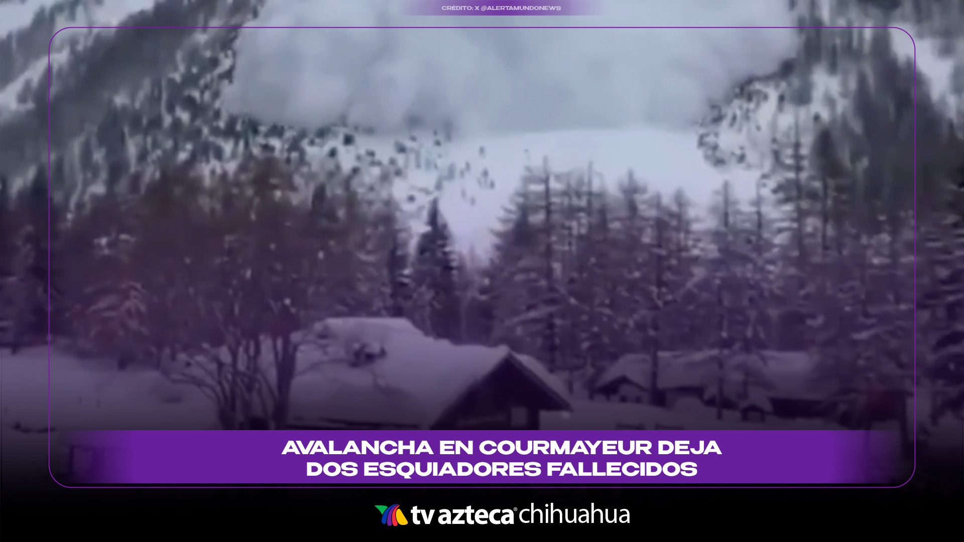 Captan avalancha en Courmayeur; dos esquiadores muertos en la zona del ...