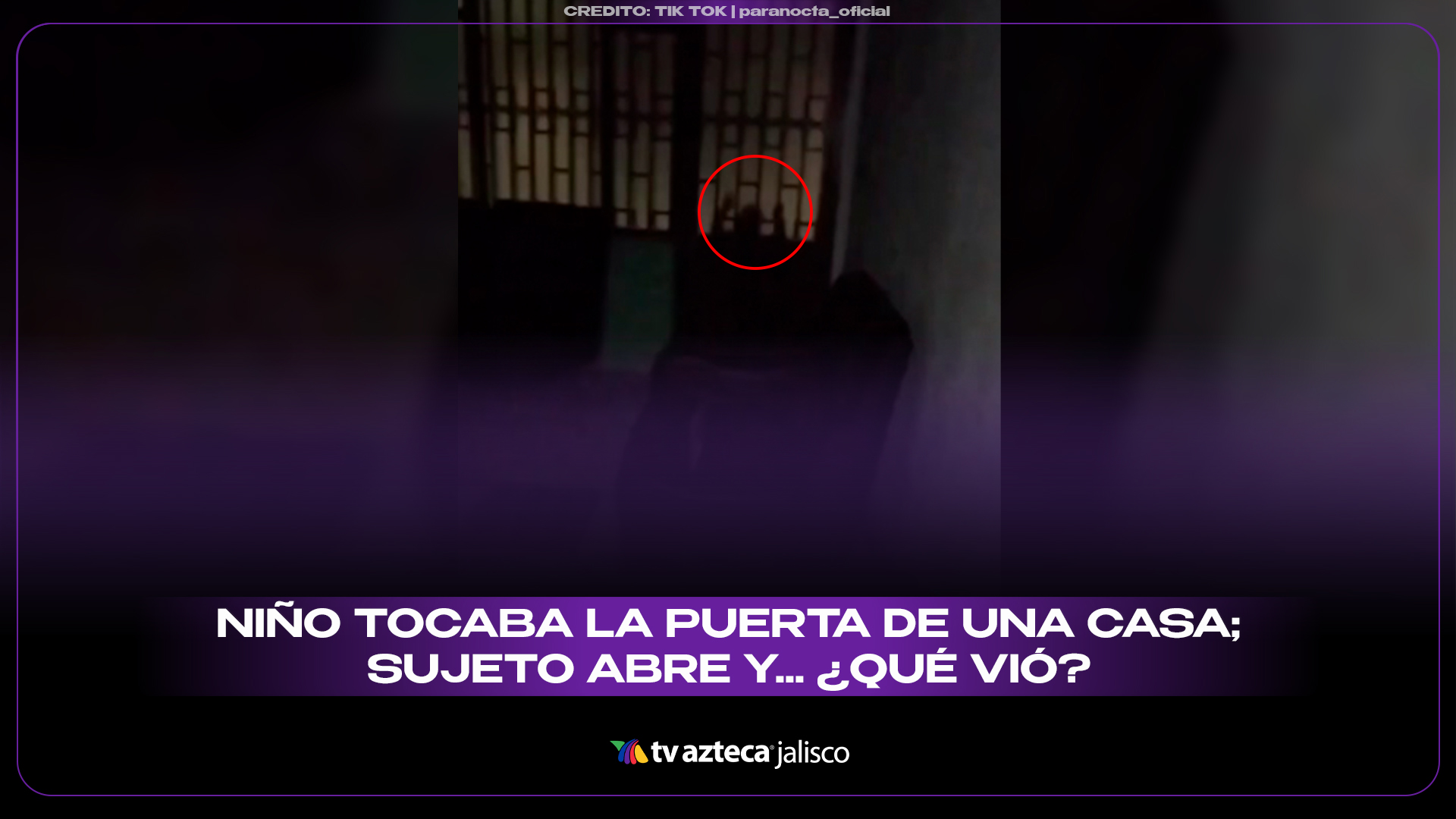 VIDEO | Niño toca la puerta de una casa y cuando la abren desaparece ...