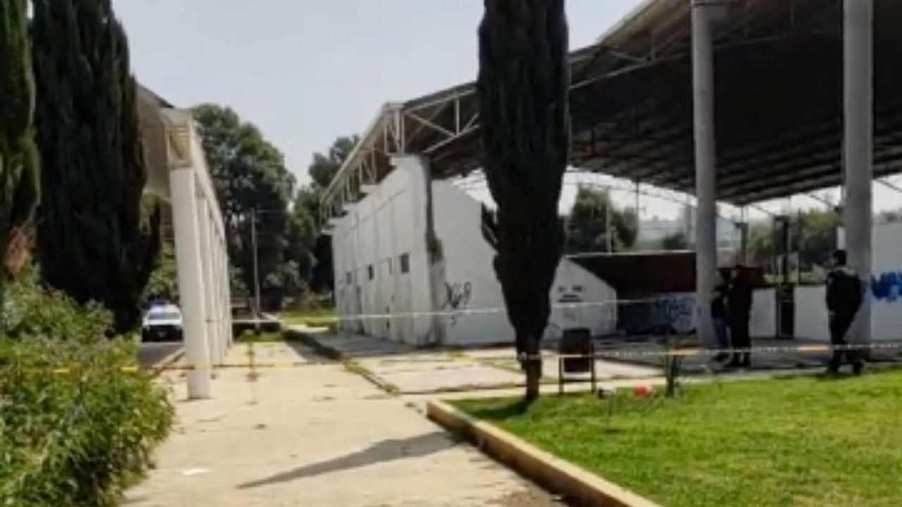 VIDEO: Hallan a hombre sin vida en polideportivo de San Juan Totolac, Tlaxcala HOY; así se ve la zona