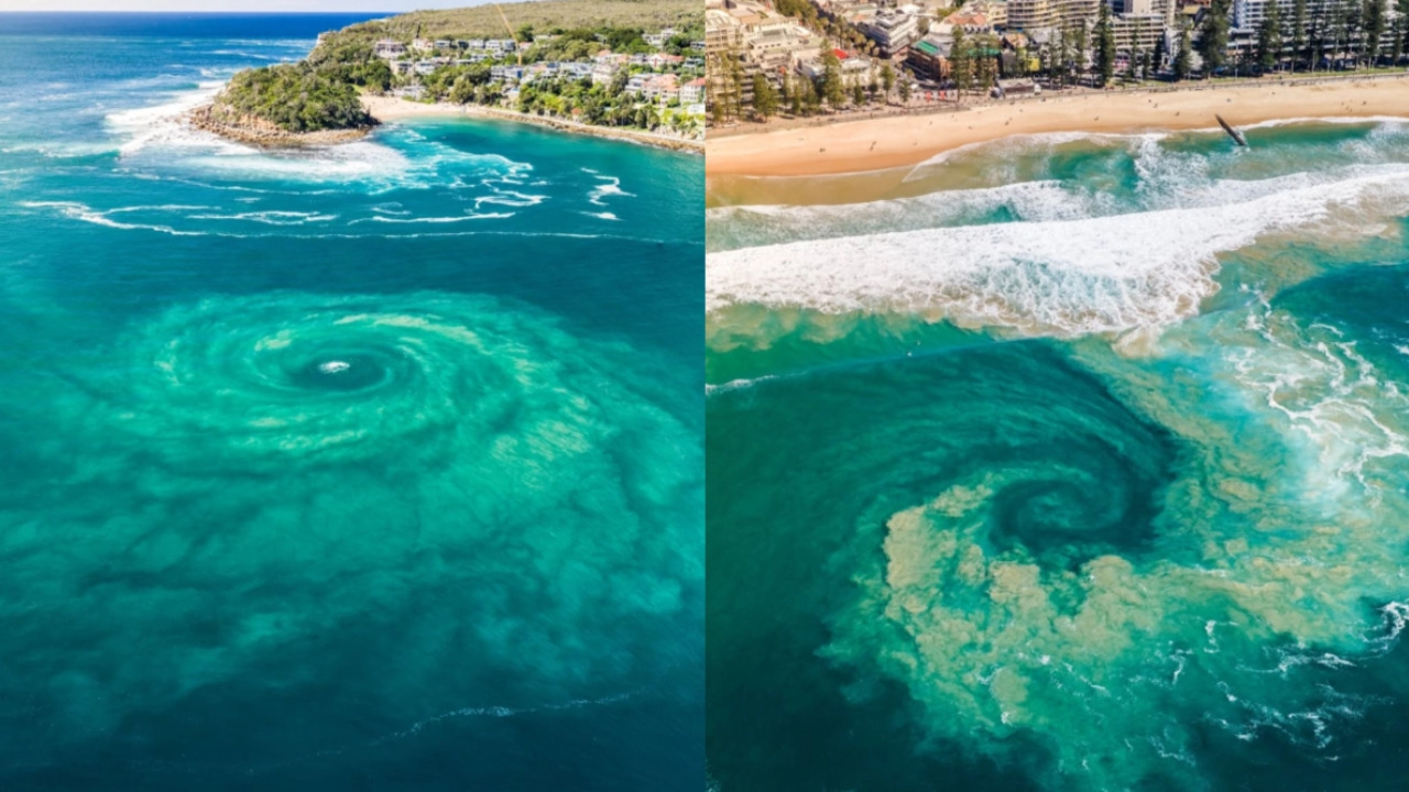 PELIGROSO Tornado marino sorprende a turistas en playa de Australia (VIDEO)