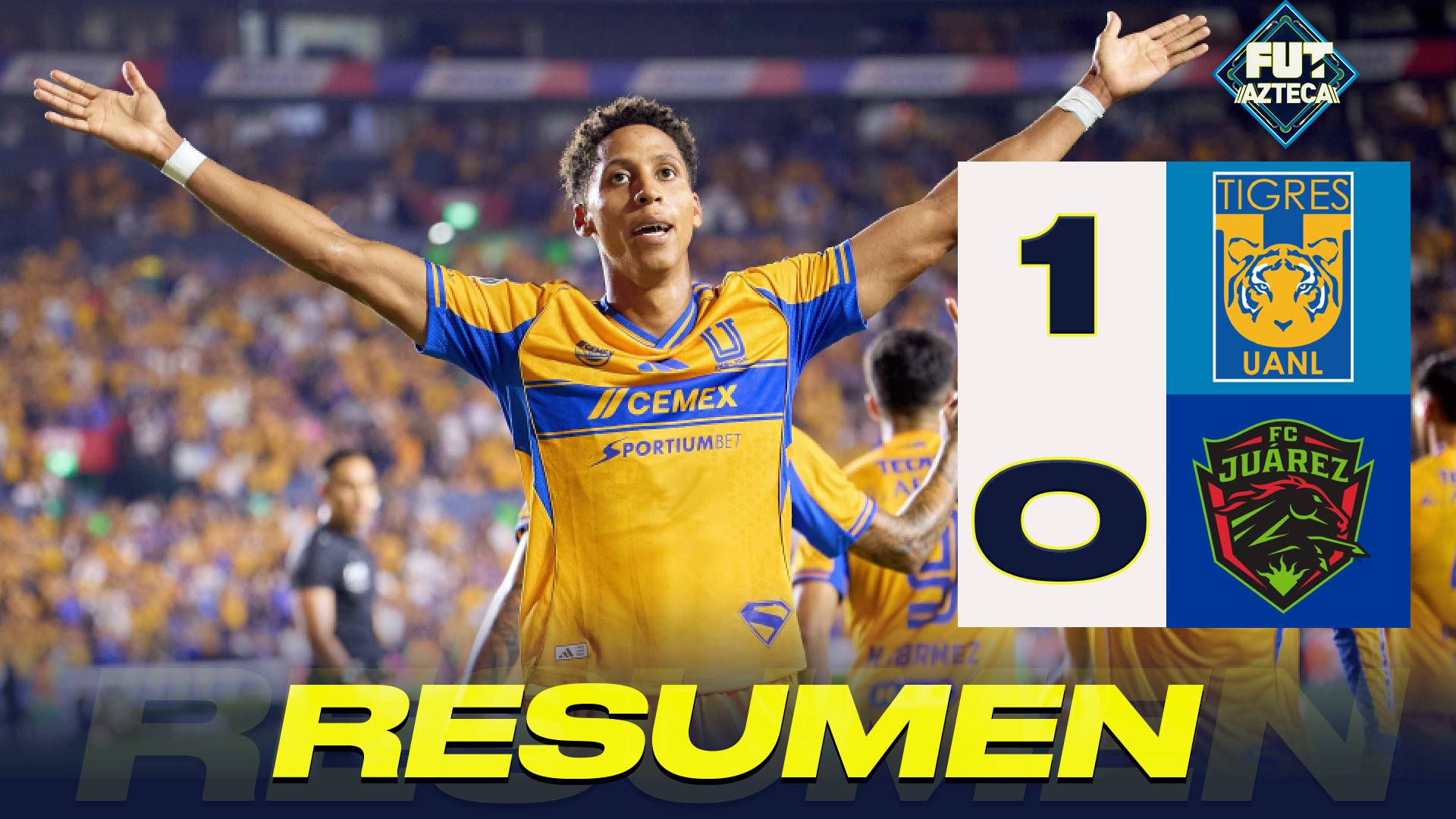 Resumen del partido: Tigres 1-0 Juárez | Jornada 2 | Apertura 2025 Liga MX