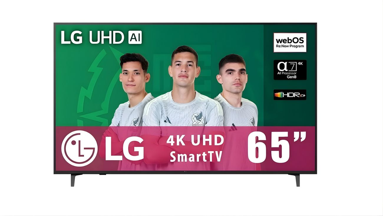 Pantalla LG 65 pulgadas UHD AI 4K en liquidación en Walmart con descuento superior al 35%