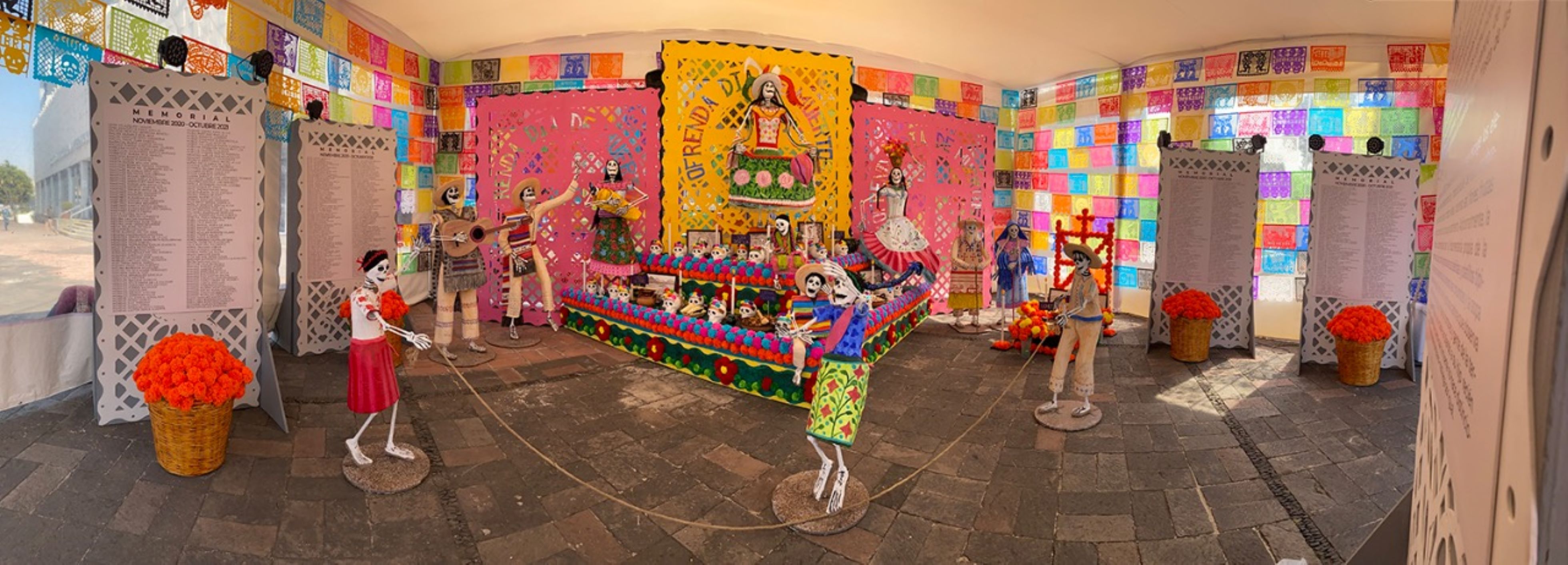 Celebra ISSSTE Día de Muertos con ofrenda purépecha Fiesta de las ánimas