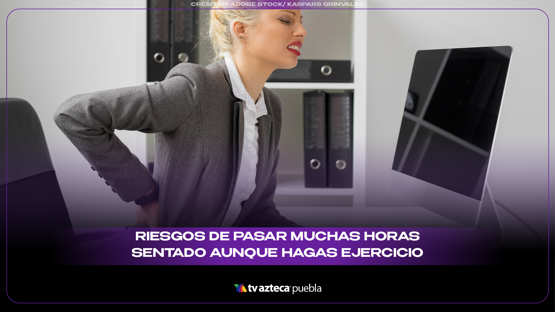 Sedentarismo extremo: pasar más de seis horas sentado sí puede afectar tu salud aunque hagas ejercicio