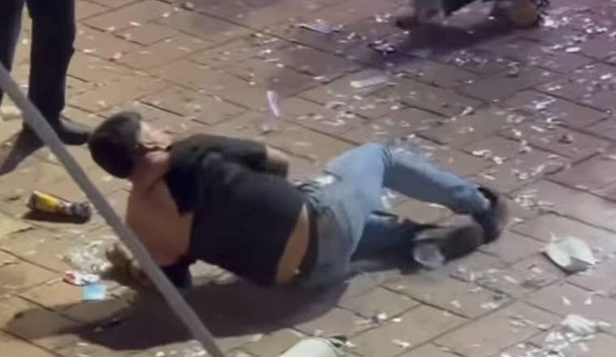 VIDEO: ¡Se dan a 'cinturonazos'! Baile sonidero termina en riña en San Pablo del Monte