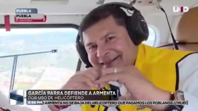 José Luis García Parra defiende a Armenta por helicóptero y acusa a “derecha fascista” de difundir mentiras