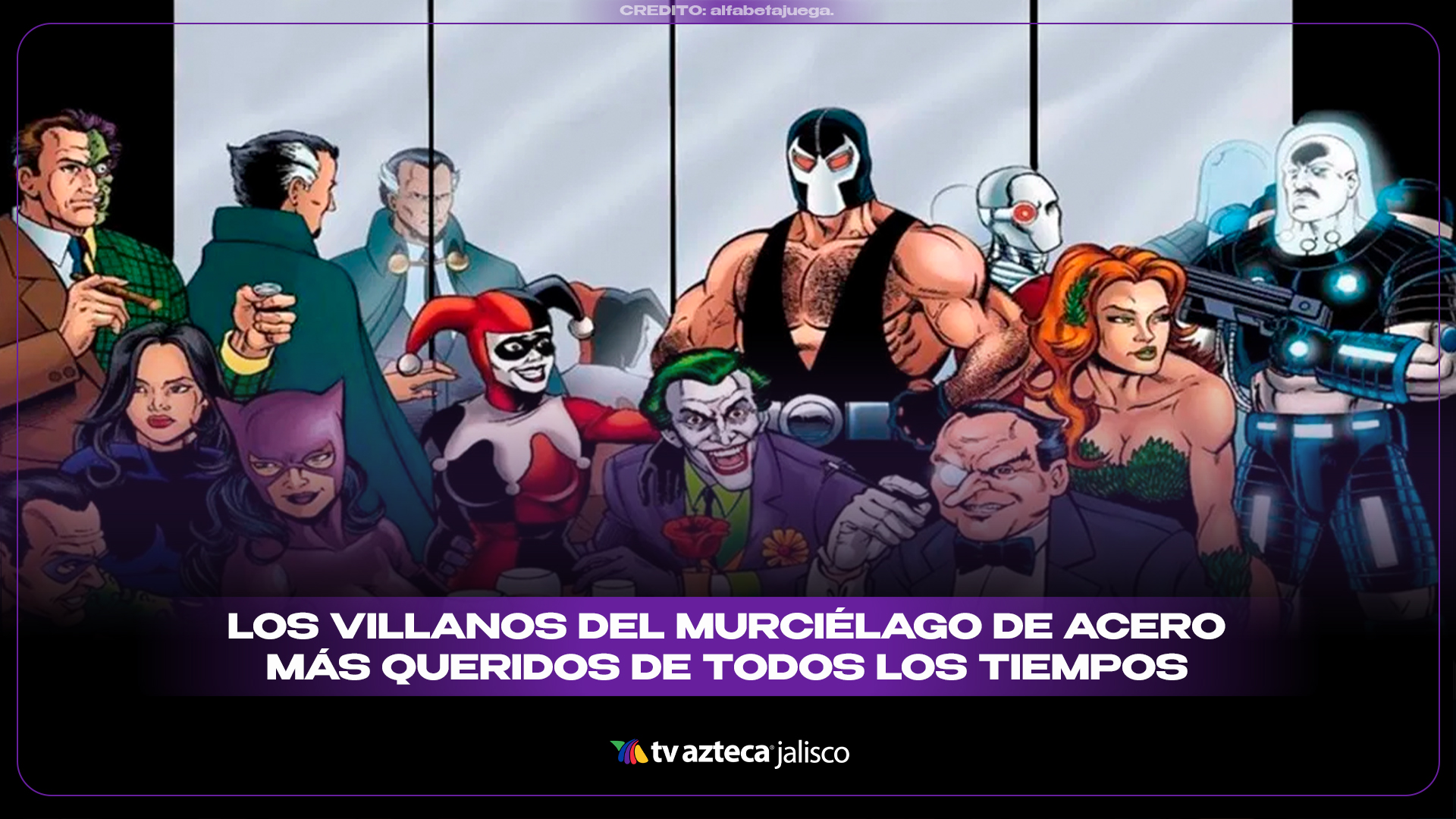 Mejores villanos de Batman: Joker, Bane, Dos Caras, Riddler y Penguin