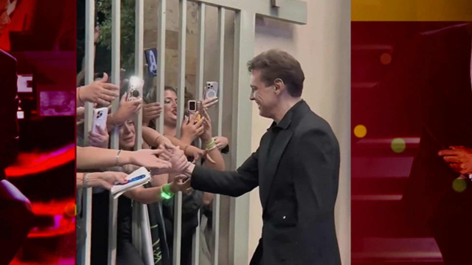 Luis Miguel toma a sus fans de la mano y se da el tiempo de despedirse