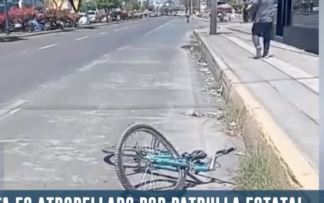 Muere ciclista tras ser atropellado por patrulla estatal en Tehuacán