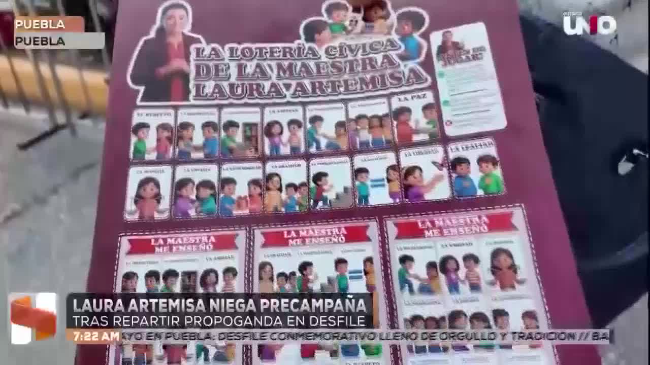 Tras actos de campaña anticipada en el Desfile del 5 de Mayo en Puebla, la secretaria de Bienestar, Laura Artemisa García Chávez, aseguró que desconoce los hechos, entonces, ¿quién responde por el uso de recursos públicos y la violación a la normativa electoral?