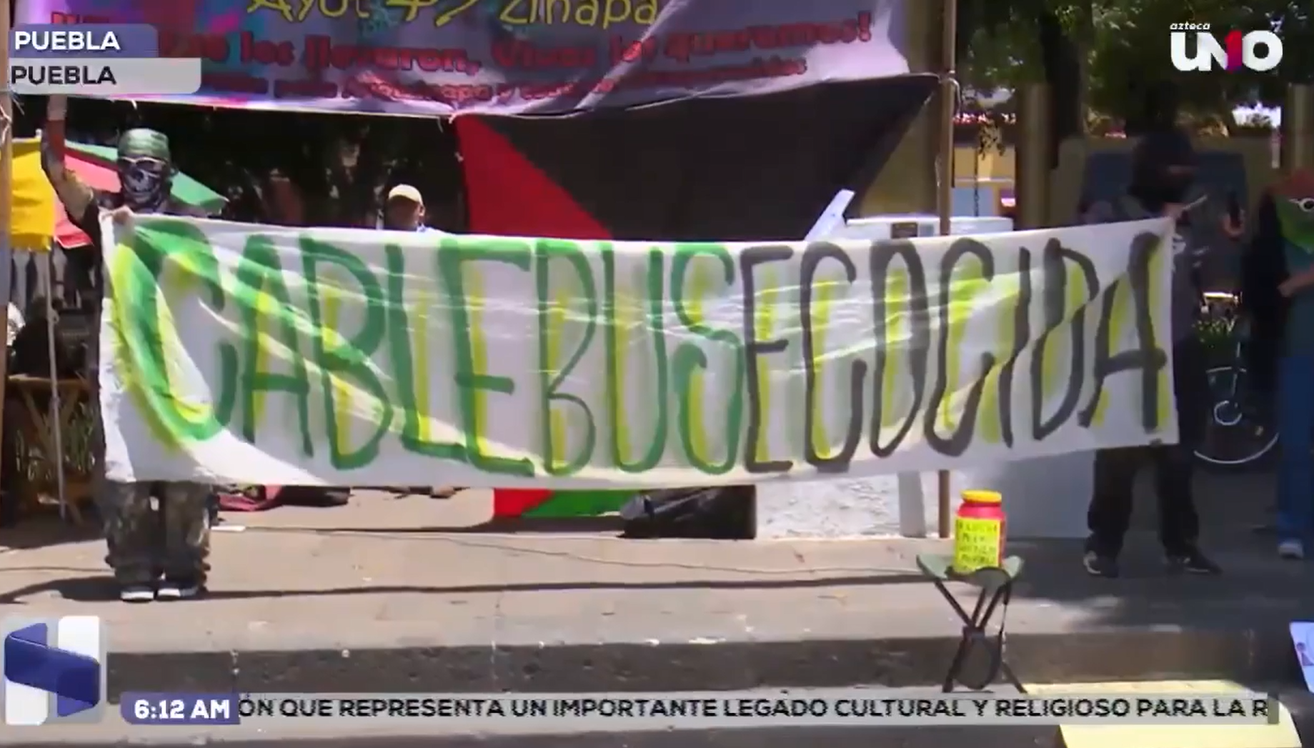 ¡SEXTA MARCHA CONTRA EL CABLEBÚS! Y siguen sin ser ESCUCHADOS! Por sexta ocasión, poblanos protestaron contra Cablebús para insistir al gobierno de Alejandro Armenta que cancele la obra
