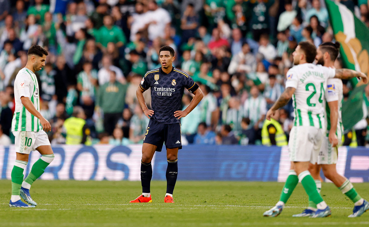 Real Madrid empata con Betis pone en peligro el liderato