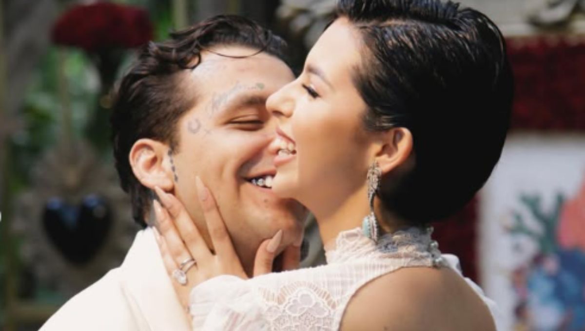 Así fue la nueva escena de celos de Ángela Aguilar a Christian Nodal