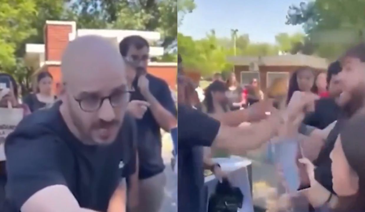 VIDEO: Profesor golpea a alumno durante fuerte discusión en universidad; esto se sabe