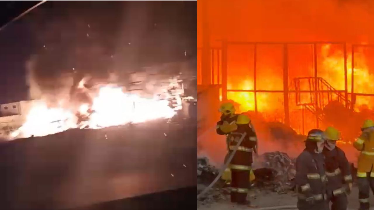 VIDEO: Incendio masivo en Misiones de San Francisco hoy: alertan por cercanía con gasolinera