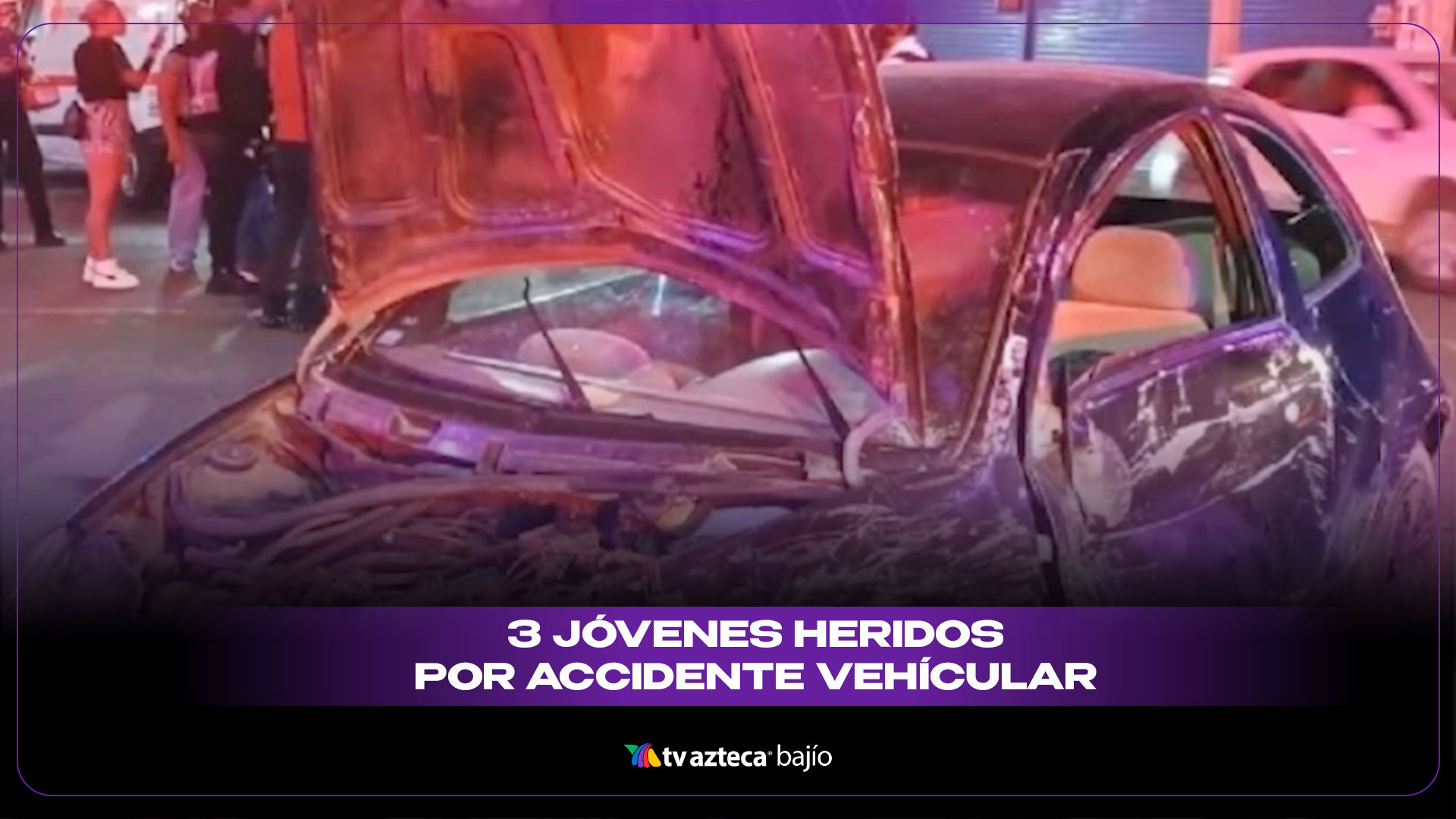 VIDEO: 3 jóvenes terminan heridos tras accidente en la avenida Miguel ...