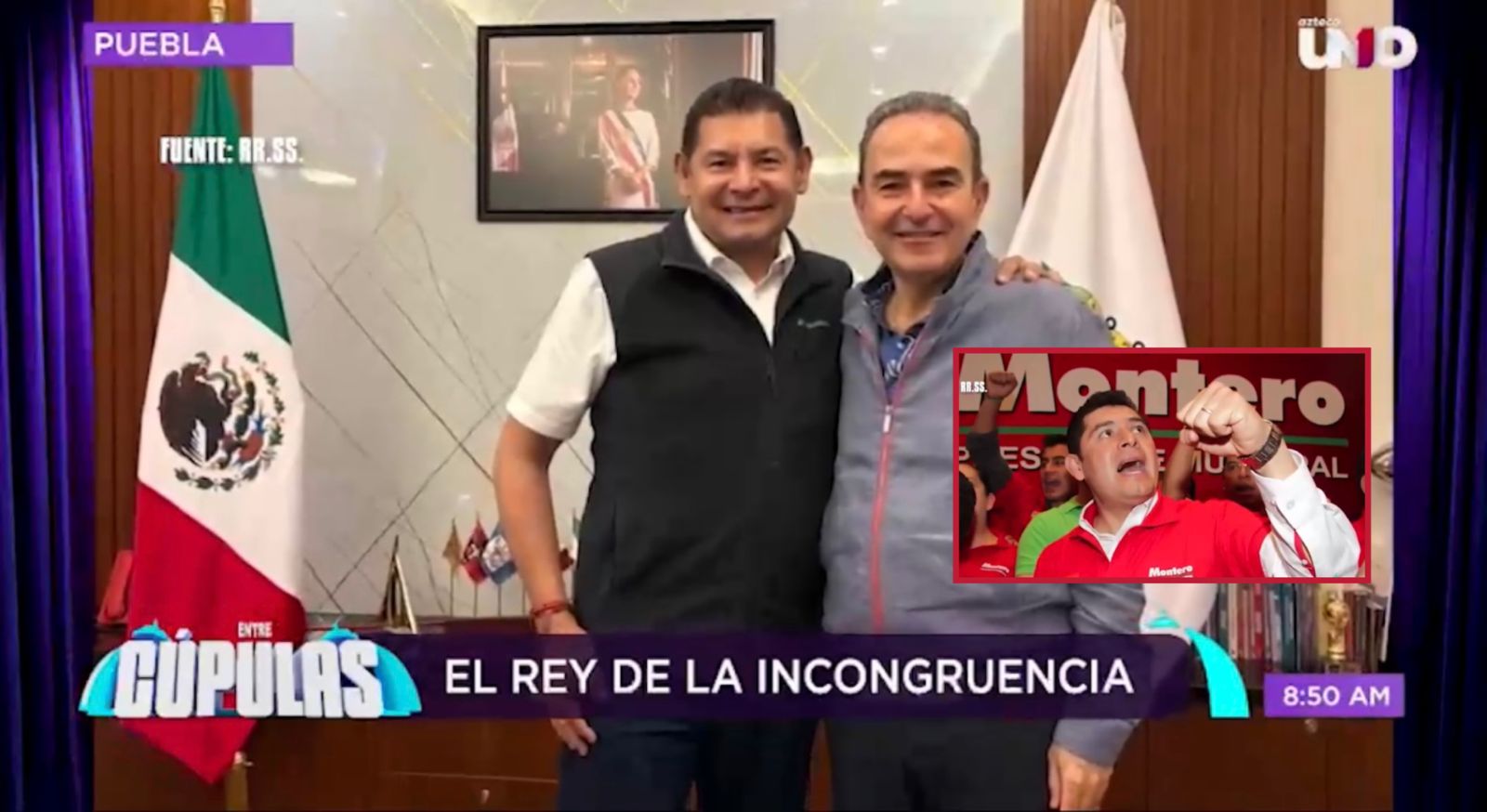 Sátira Cupulosa: ¡Clase de memoria selectiva! Alejandro Armenta confunde nombres… y acomoda discursos en su mañanera