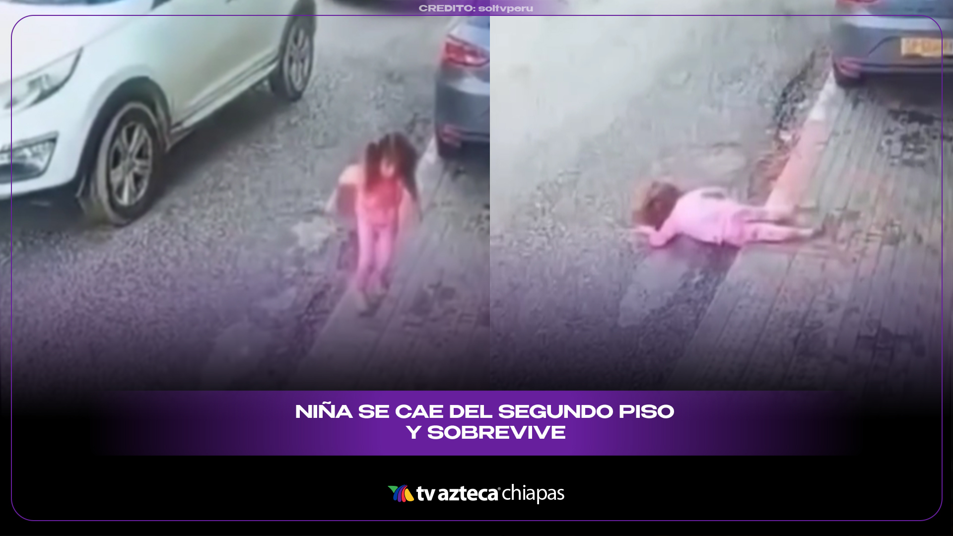 Niña sobrevive a fuerte caída desde un segundo piso y genera ...