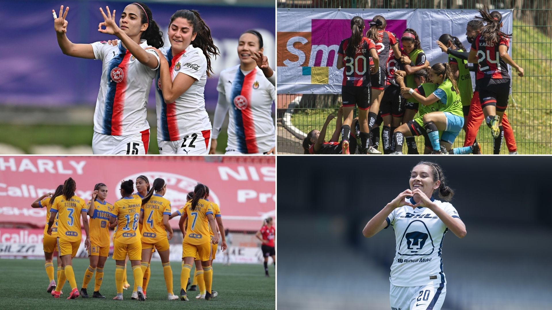 Los resultados de la Jornada 15 de la Liga BBVA MX Femenil