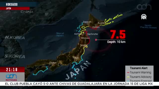 VIDEO: Fuerte sismo desata alerta tsunami en Japón; activa evacuaciones masivas
