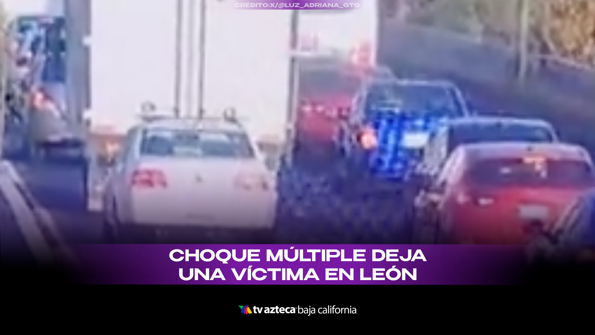 Camión sin frenos causa choque múltiple y deja un muerto