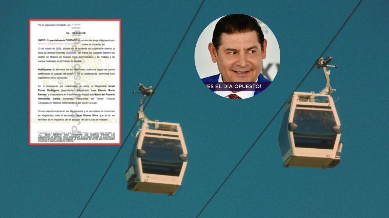 Detienen ecocidio de Alejandro Armenta: Tribunal concede suspensión temporal de obras del cablebús en Puebla