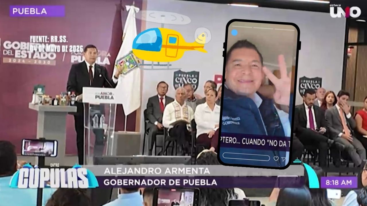 ¿Herramienta de seguridad o PRIVILEGIO en el aire? Alejandro Armenta justifica uso de helicóptero con la frase “cuando no me da tiempo”, mientras crece el debate por recursos públicos
