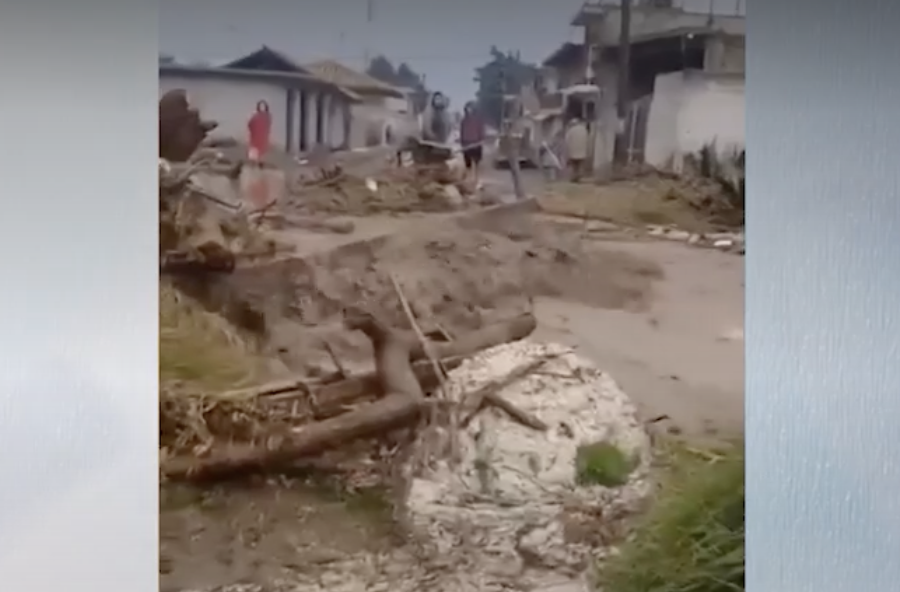 Lluvias y granizada en Chignahuapan provocan inundaciones y daños en viviendas de El Paredón