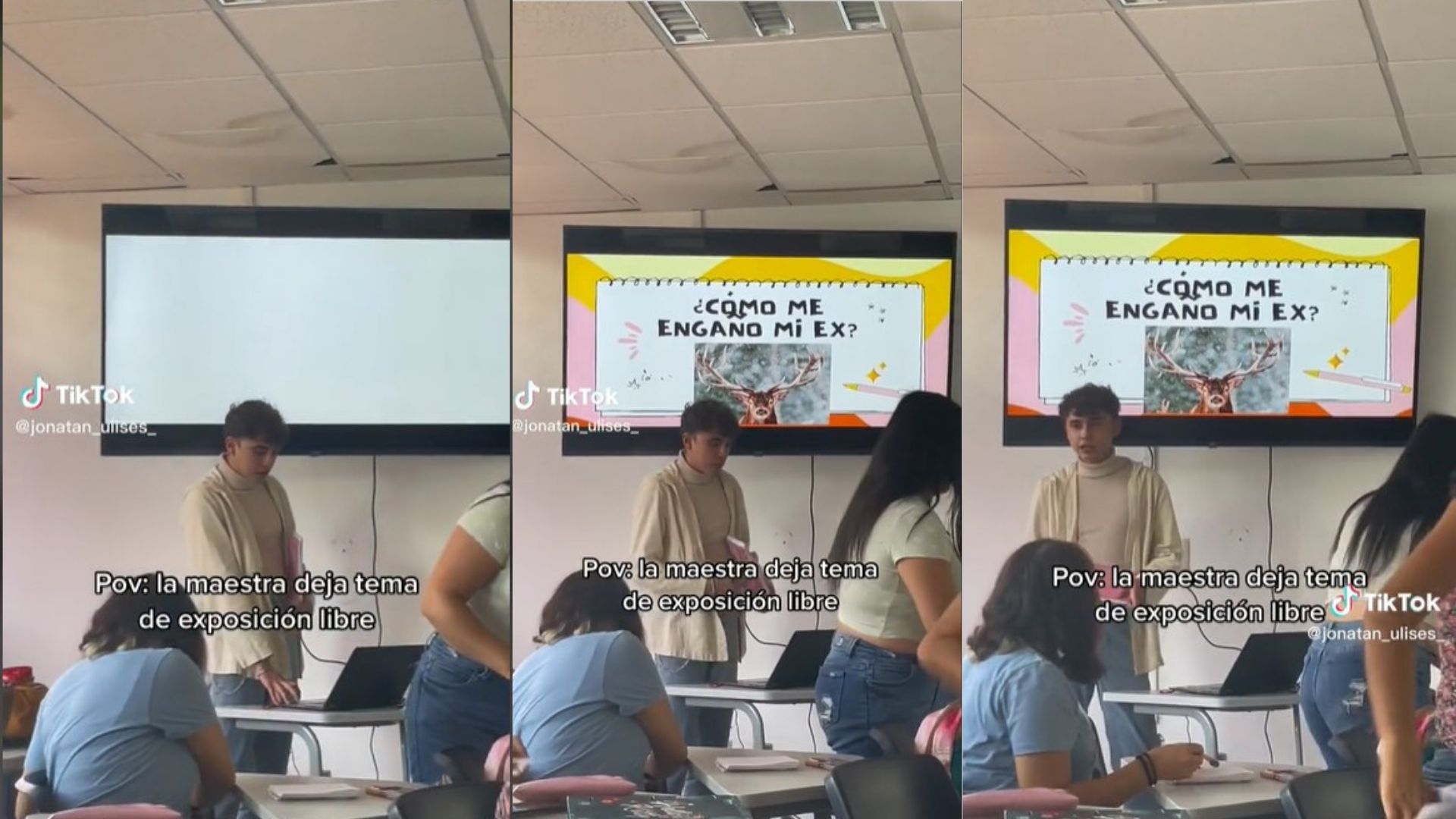Joven expone clase cómo fue engañado por ex pareja se vuelve viral
