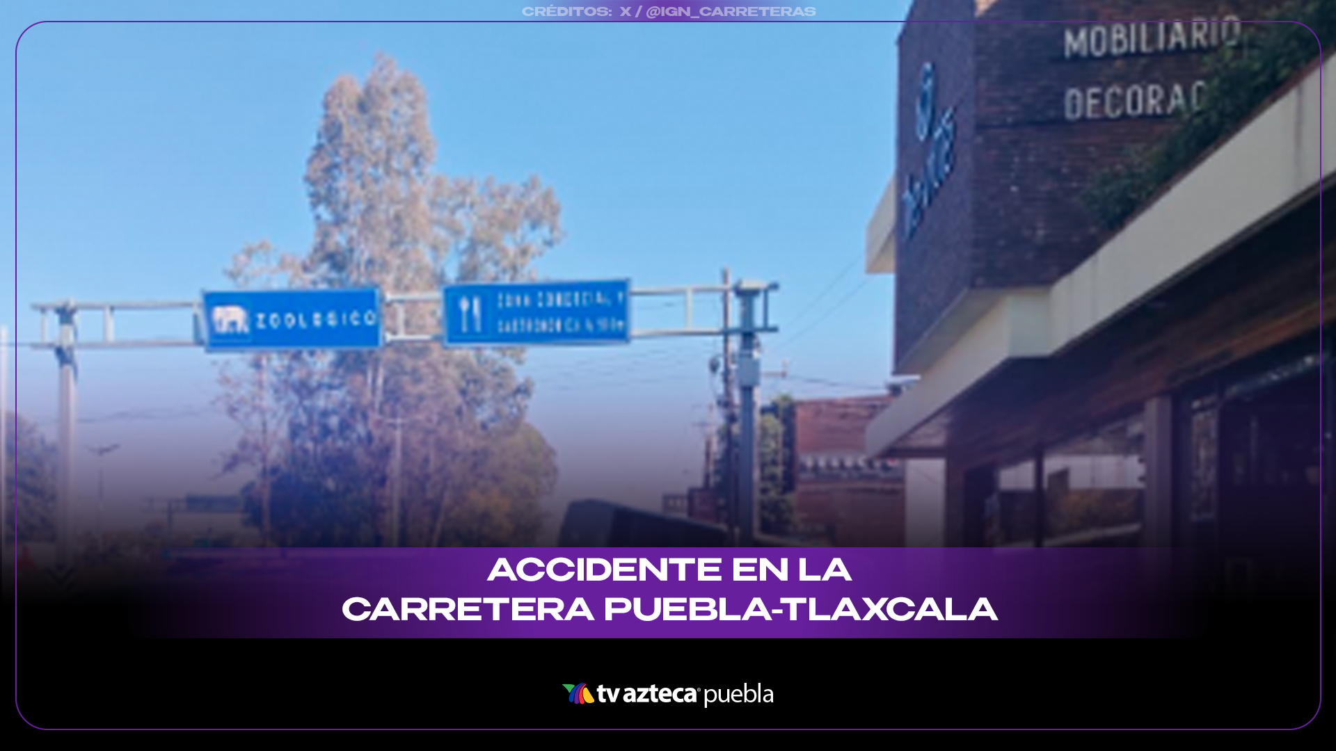 Accidente autobús carretera Puebla Tlaxcala hoy tráfico.