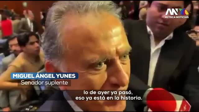 Reaparición de Yunes en el Senado revive señalamientos tras voto a favor de la Reforma Judicial